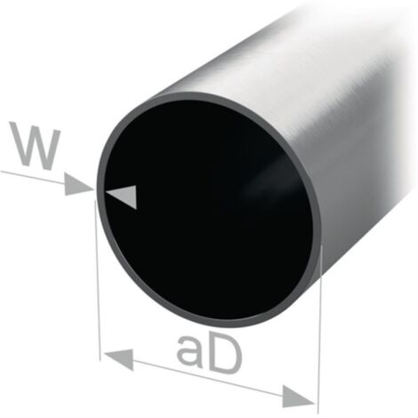 tubo in ferro liscio profilo tondo diametro 42 sp.2 mm.rotondo lunghezza 2 metri