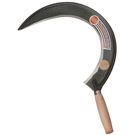 Falce stiriana L.450mm semiforgiata m. Protezione del bordo smerigliato