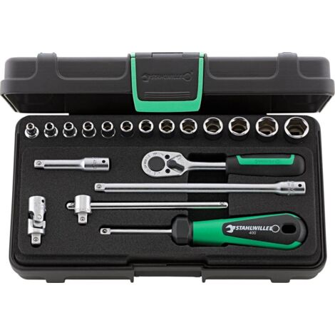 STAHLWILLE - Set di chiavi a bussola con attacco quadro da 1/4 (1/2)