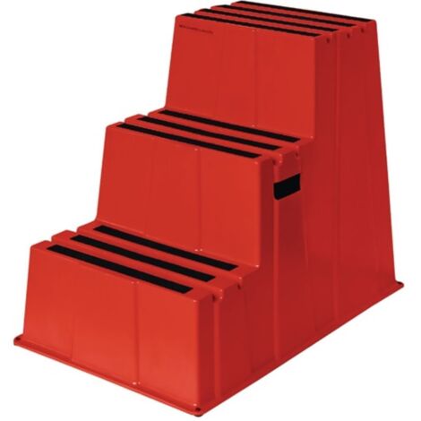 Gradino pesante gradini 3 piattaforma-H.730mm Ku.red