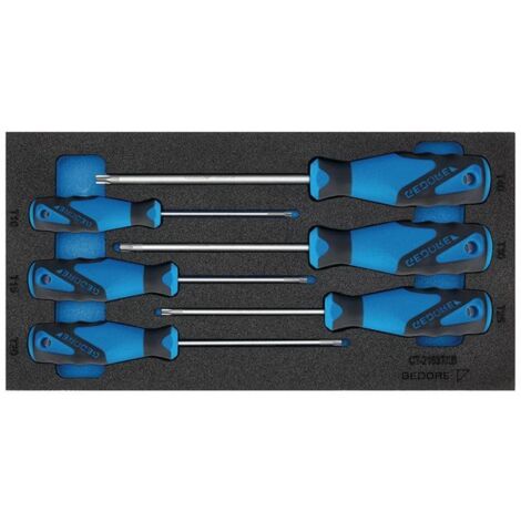 Modulo utensile 1500 CT1-2163 TX 6 pezzi Cacciavite 1/3 modulo TORX GEDORE (1/3)