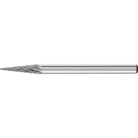 Fresa piccola forma G SKM D.3mm testa-L.11mm gambo-D.3mm HM zincato 3 Plus PFERD (1/4)