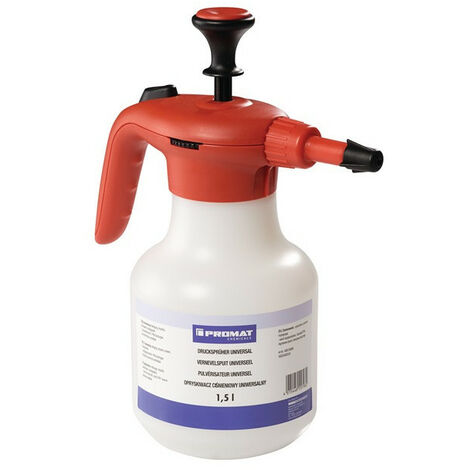 Spruzzatore universale a pressione 1.5l guarnizione in FPM Ugello in  plastica PROMAT CHEMICALSM