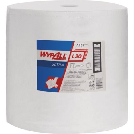 Panno WYPALL L30 7331 L380xW370 circa Mm bianco 3 veli 1000 Tü. / Rl.
