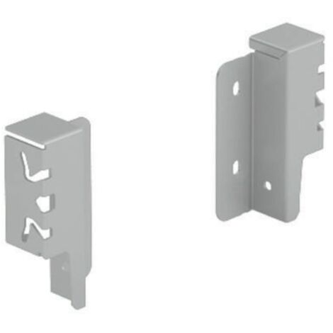 Connettore pannello posteriore ArciTech acciaio argento HETTICH