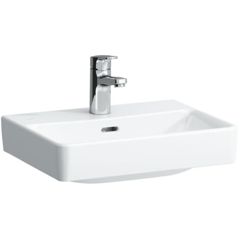 Lavamani 450 x 340 mm con troppopieno, 1 foro rubinetto, bianco LAUFEN PRO S (1/5)