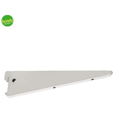 Staffa di supporto a U 10201 L.270mm per 50kg supporto STA bianco con foro di sospensione ELEMENT SYSTEM (confezione da 10)