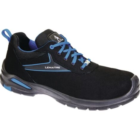 Scarpe da Lavoro da Uomo, Multicolore (Nero/Blu), 47 EU