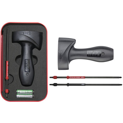 Wiha Set di tester della coppia meccanica Torque QuickCheck 4 pz. incl. lame adattatrici, batterie e custodia 2.8 Nm (42086) (1/3)