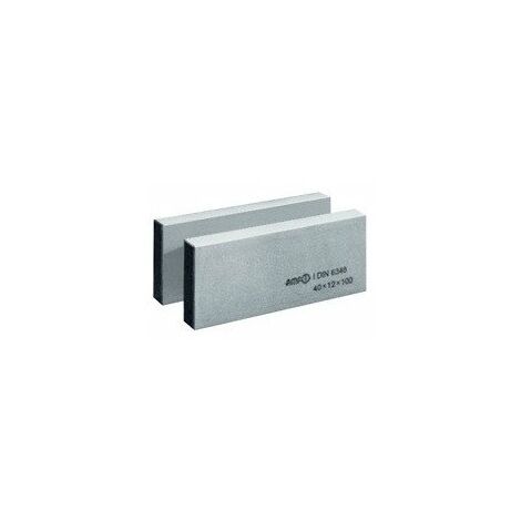 Coppia supporti paralleli DIN 6346P H8xB2.5xL63mm super precisione AMF (1/2)