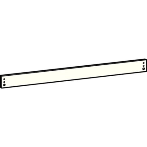 Piastra di montaggio per slitta G-N bianca 9016 H.40mm DORMAKABA (1/2)