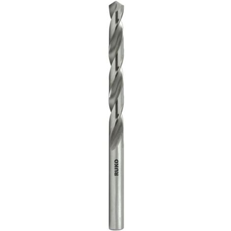 Punta elicoidale DIN 338 tipo N D.1mm HSS profilo chiuso gambo cilindrico RUKO (Per 10) (1/2)