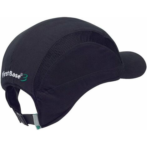 Casquette de protection First Base 3 Classic 52-65 cm noir 100 % ...