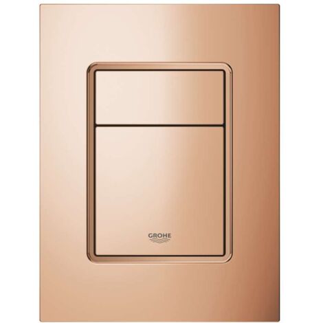 GROHE Skate Cosmopolitan S 37535 2-Mengen / Start & Stopp piastra comando WC oro rosa brillante
