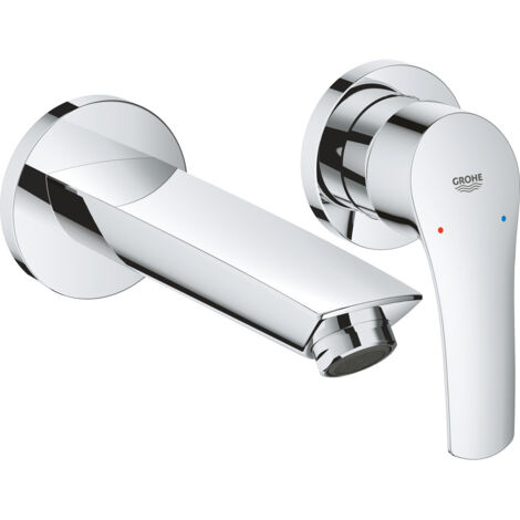 Miscelatore lavabo 2 fori. EUROSMART Kit modanature 171mm cromate (1/4)