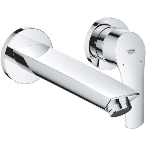 Miscelatore lavabo 2 fori. EUROSMART Kit modanature 209mm cromate (1/4)