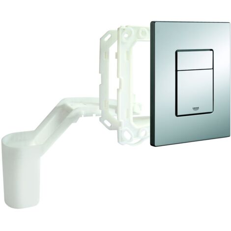 Grohe 38805000 Skate Air Piastra di Azionamento WC, Doppio Scarico, Cromo (1/5)