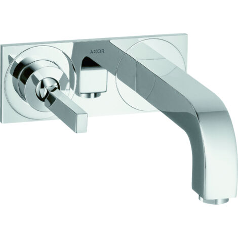 con lavabo integrato con piastra e bocca di erogazione 225 mm, piletta. cromo gratis (1/4)