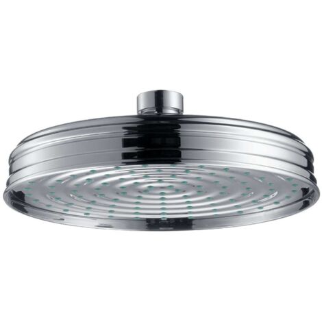 soffione doccia quadrato Ø 180 mm nichel spazzolato (1/3)