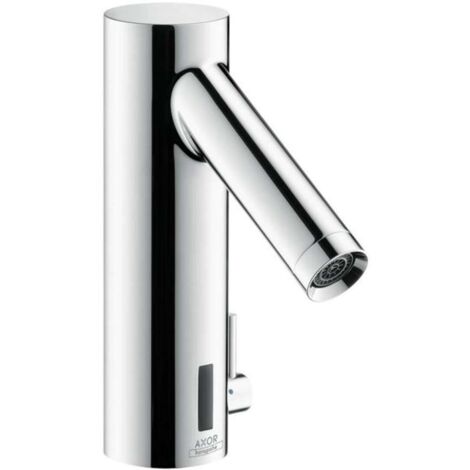 Roba elettronica per lavabo con controllo della temperatura su settore cromato (1/4)