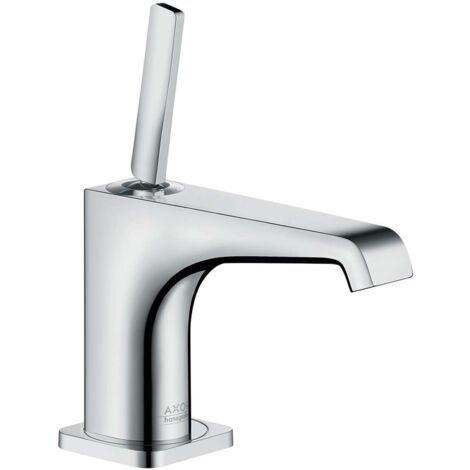 Rubinetto lavabo acqua fredda, scarico libero cromato (1/4)