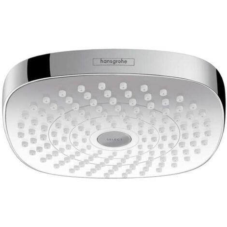 Soffione doccia Croma Select E 180 2jet EcoSmart bianco/cromo (1/3)