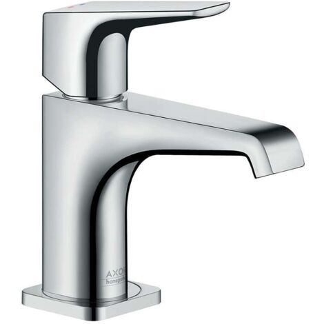 con lavabo 90 con maniglia a leva, piletta libera cromata (1/3)