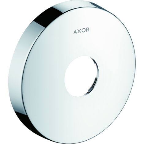 Rosone tondo 33 mm per rubinetto incasso monoforo in nickel spazzolato (1/2)
