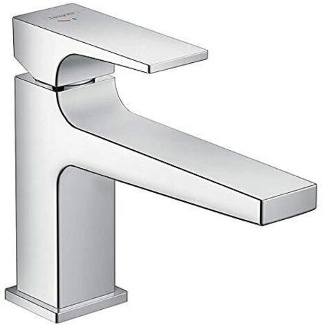 maniglia per lavabo 100 CoolStart maniglia a leva bocca lunga, piletta push-open cromo (1/4)