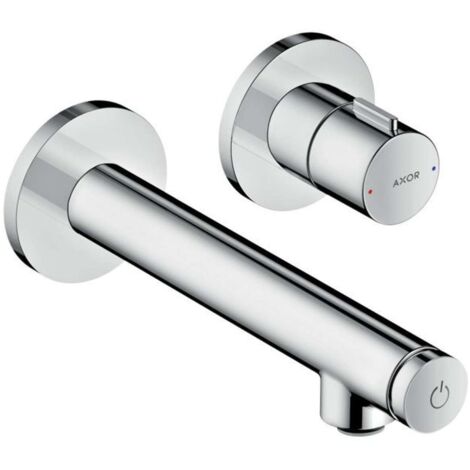 con lavabo da incasso a parete Select, bocca 165mm, piletta senza cromo (1/4)