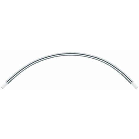 Gomito 90 gr PLAN per piatti doccia a quadrante alluminio anodizzato argento KEUCO