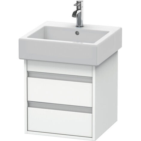 KETHO mobile lavabo 440x450x410mm bianco opaco (1/2)
