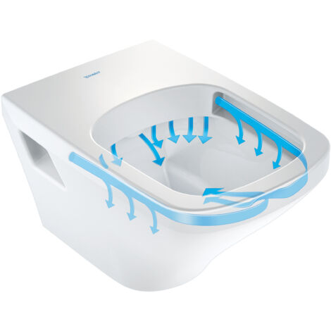 WC mural Duravit DuraStyle 54cm, lave-vaisselle, sans rebord,