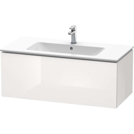 L-CUBE mobile lavabo 1020x481x400mm bianco lucido (1/5)