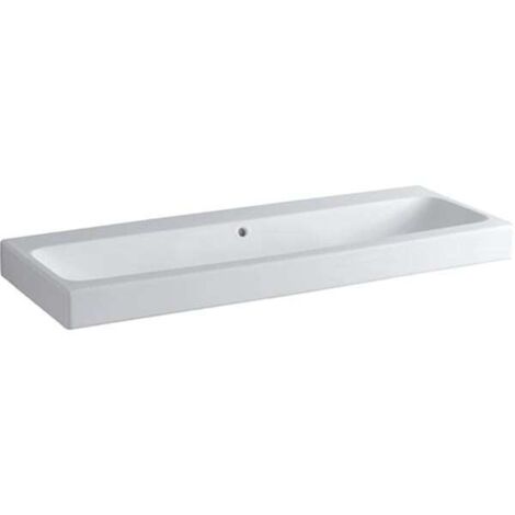 Geberit iCon Lavabo 1200x485mm senza foro rubinetto bianco KT