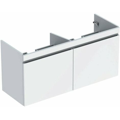 MaMa Store Base Copricolonna Sottolavabo con 2 Ante e 2 Cassetti, Bianco  Lucido Laccato, L. 70cm