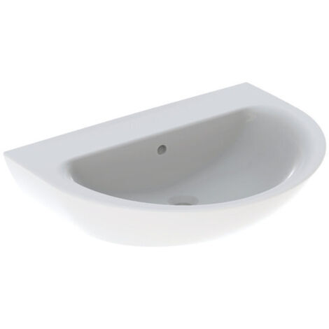 Geberit RENOVA lavabo senza foro rubinetto con troppopieno 700x520mm bianco