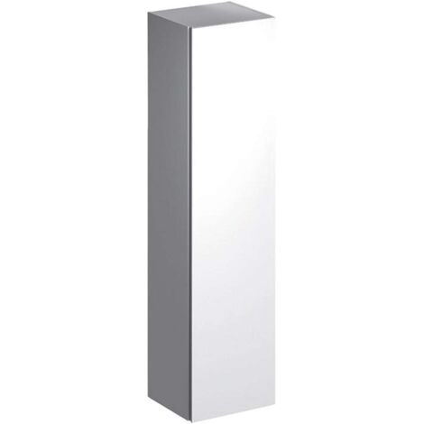 Colonna alta Geberit Xeno² con un'anta e specchio interno: Larghezza 40 cm, Altezza 170 cm, Profondità 35,1 cm, Bianco / Laccato lucido (1/4)