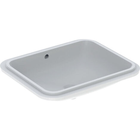 Geberit VariForm lavabo à encastrer rectangulaire, 500x400mm,