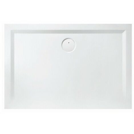 MUNA piatto doccia in ghisa minerale 1000x750x30mm bianco