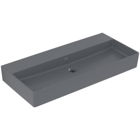 Memento 2.0, Lavabi a parete, 1000 x 470 mm, Rettangolare, per rubinetteria a parete, senza foro per rubinetteria, senza troppopieno, I modelli senza troppopieno devono essere dotati di piletta non ch (1/2)