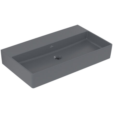 Memento 2.0, Lavabi sospesi, 800 x 470 mm, Rettangolare, modello terra, per rubinetteria a parete, senza foro rubinetto, senza troppopieno, I modelli senza troppopieno devono essere dotati di piletta (1/2)