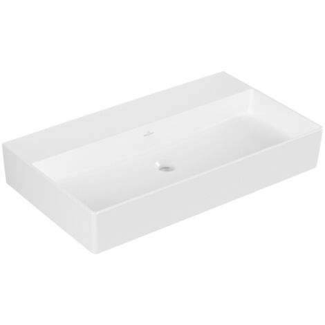 Memento 2.0, Lavabi sospesi, 800 x 470 mm, Rettangolare, modello terra, per rubinetteria a parete, senza foro rubinetto, senza troppopieno, I modelli senza troppopieno devono essere dotati di piletta (1/4)
