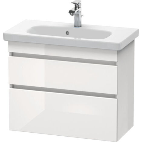DURASTYLE mobile lavabo 730x350mm basalto opaco / bianco opaco (1/3)