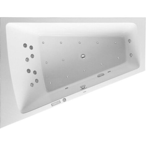 Duravit Paiova Bain à remous, à encastrer, simple dos à gauche,