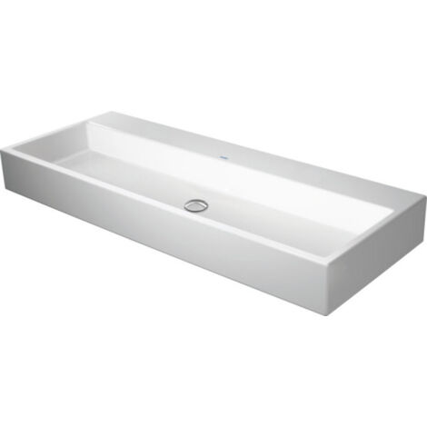 Duravit VERO AIR lavabo senza troppopieno con piattaforma per rubinetteria 1200x470mm senza foro per rubinetteria bianco (1/4)