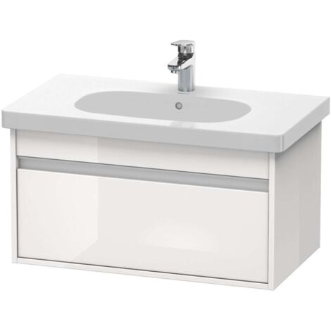 KETHO mobile lavabo 455x800x410mm bianco lucido (1/2)