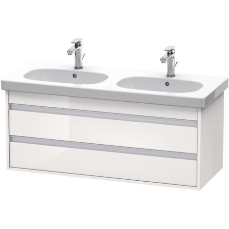 KETHO mobile lavabo 455x1150x480mm bianco lucido (1/2)