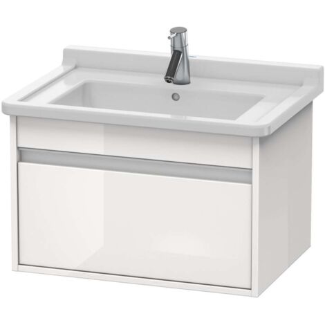 KETHO mobile lavabo 465x650x410mm bianco lucido (1/2)