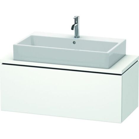 L-CUBE mobile consolle basso 400x1020x477mm bianco opaco (1/5)